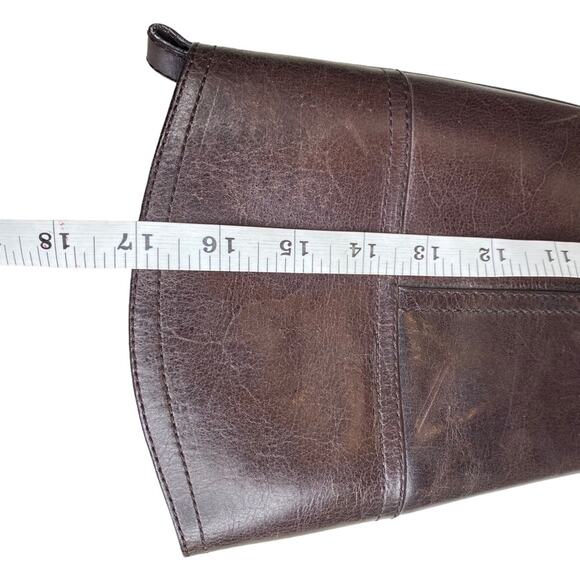 Tory Burch Women’s Jess Brown Leather Riding Boot Size US 6.5 - Picture 11 of 12